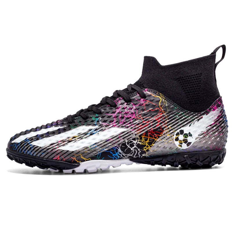 Chaussures de football avec un confort enveloppant fort, une sécurité, design à la mode et accrocheur pour les amateurs de sport et de fitness