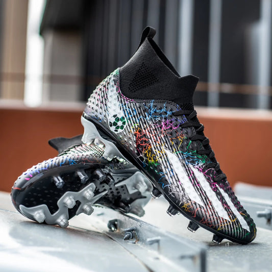 Chaussures de football avec un confort enveloppant fort, une sécurité, design à la mode et accrocheur pour les amateurs de sport et de fitness