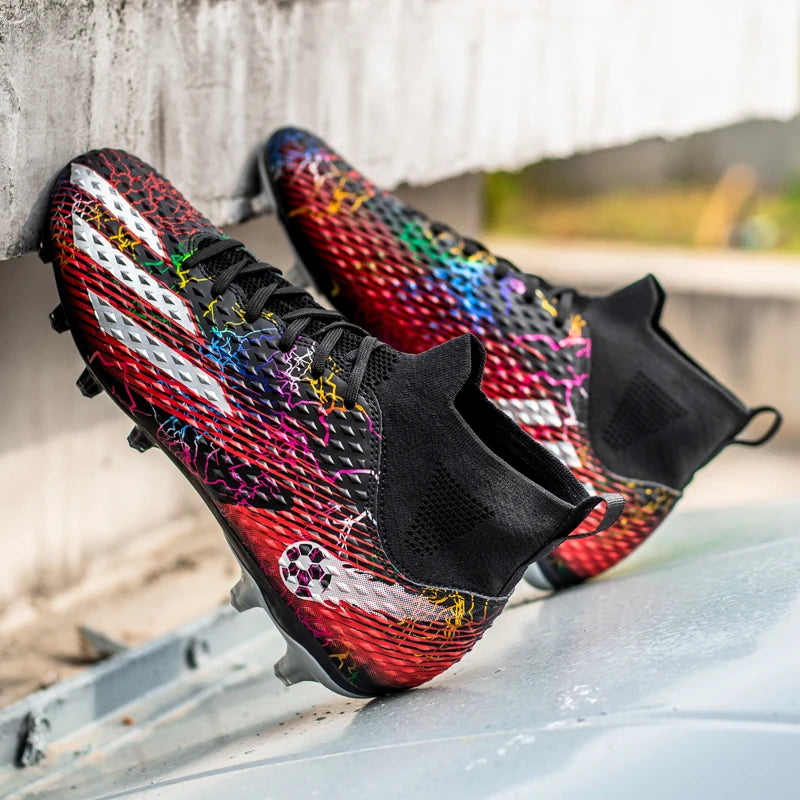 Chaussures de football avec un confort enveloppant fort, une sécurité, design à la mode et accrocheur pour les amateurs de sport et de fitness